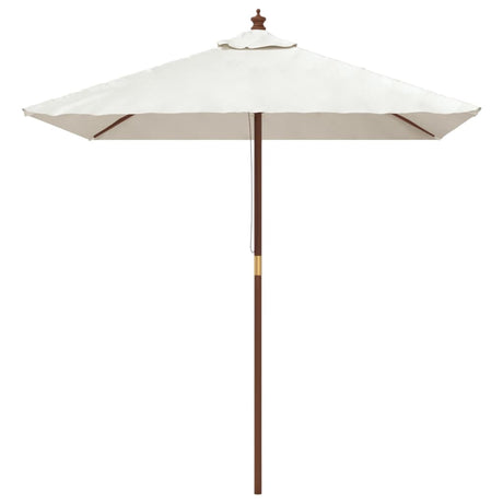 Garden Parasol With Wooden Pole 198X198X231 Cm