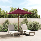 Garden Parasol With Wooden Pole 198X198X231 Cm