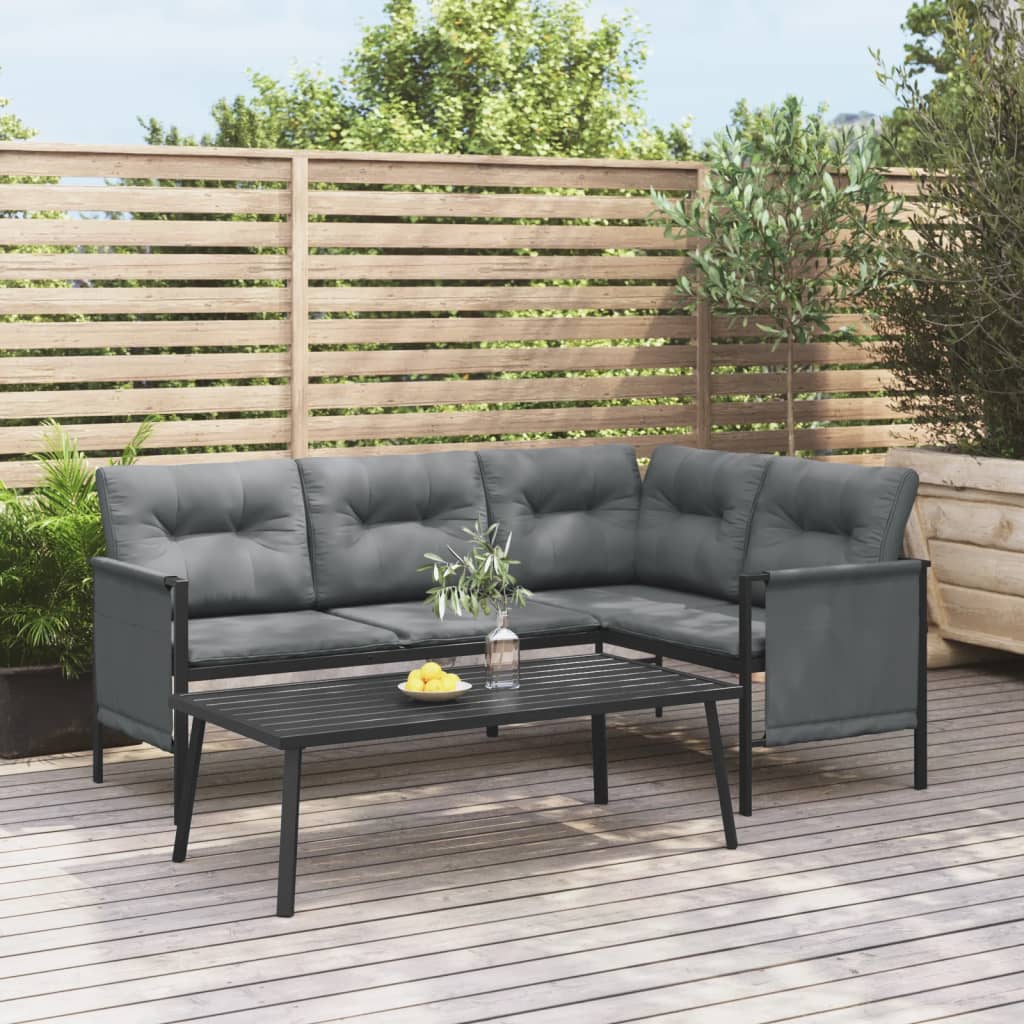 Garden Coffee Anthracite 110X55X35Cm Steel