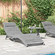Sun Lounger 184X55X64 Cm Solid Wood Acacia