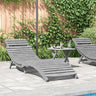 Sun Lounger 184X55X64 Cm Solid Wood Acacia