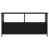 Tv Cabinet 90X33X45 Cm Engineered Wood&Iron