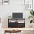 Tv Cabinet 90X33X45 Cm Engineered Wood&Iron