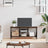 Tv Cabinet 161X35X45 Cm Engineered Wood&Iron