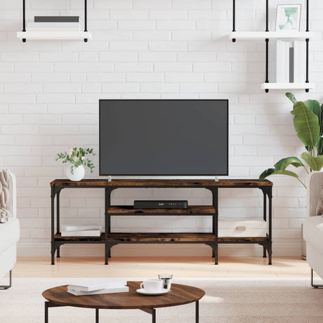 Tv Cabinet 161X35X45 Cm Engineered Wood&Iron