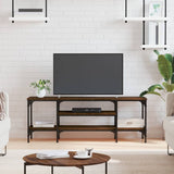 Tv Cabinet 161X35X45 Cm Engineered Wood&Iron