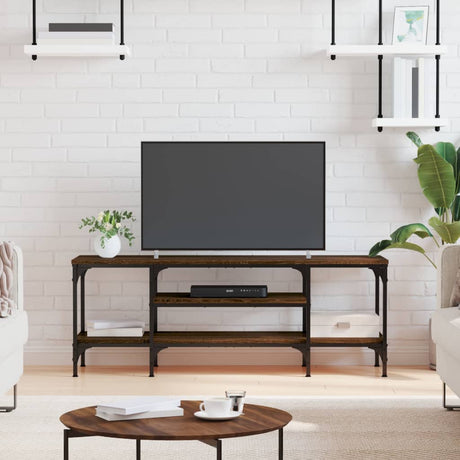 Tv Cabinet 161X35X45 Cm Engineered Wood&Iron