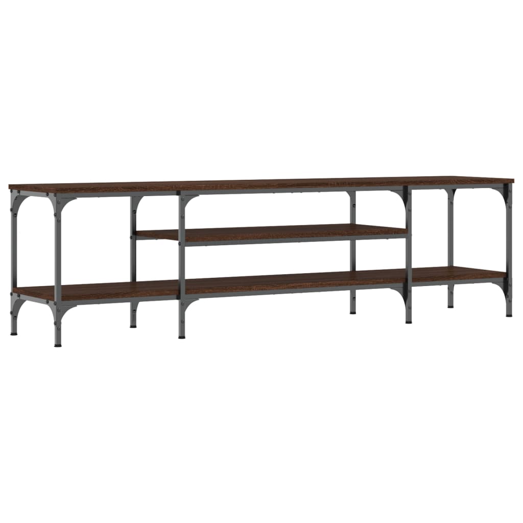 Tv Cabinet 161X35X45 Cm Engineered Wood&Iron