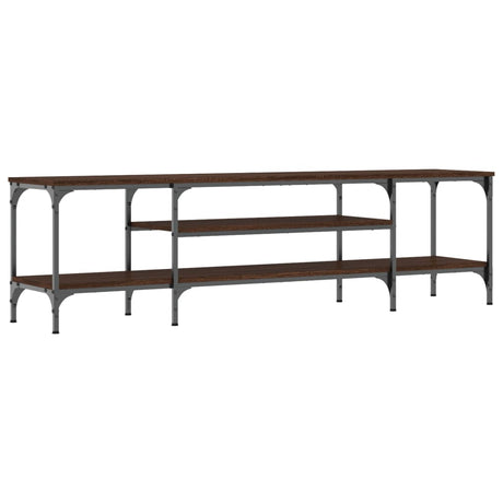 Tv Cabinet 161X35X45 Cm Engineered Wood&Iron