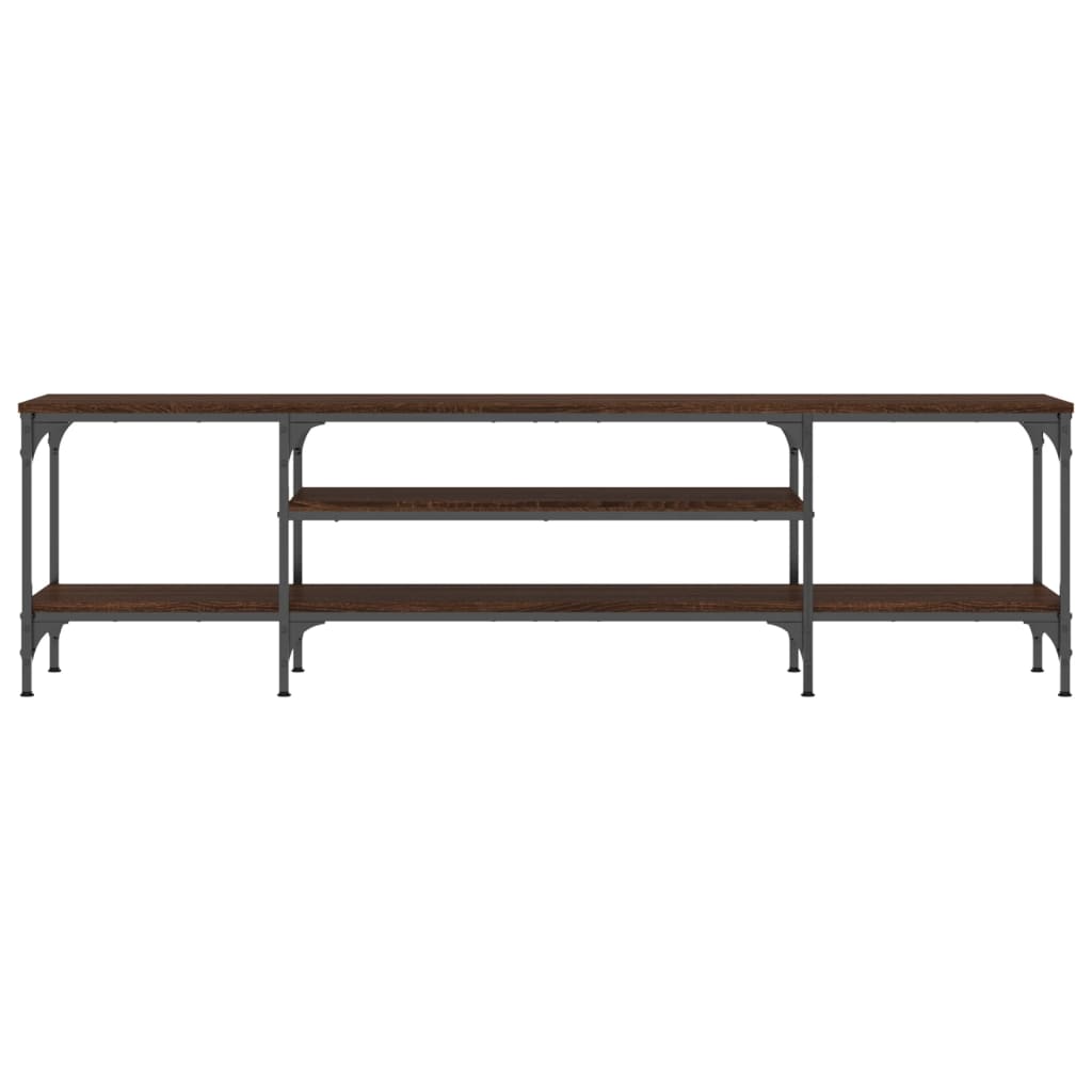 Tv Cabinet 161X35X45 Cm Engineered Wood&Iron