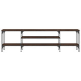 Tv Cabinet 161X35X45 Cm Engineered Wood&Iron