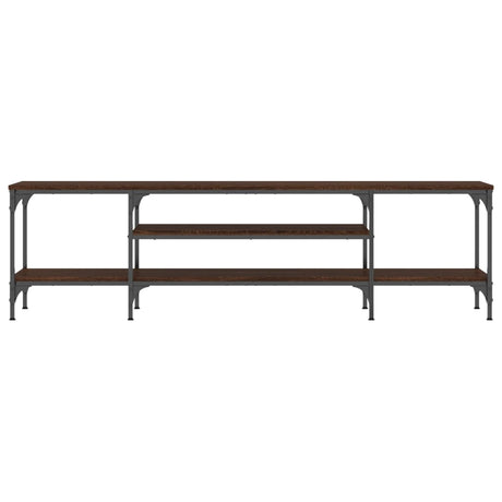 Tv Cabinet 161X35X45 Cm Engineered Wood&Iron
