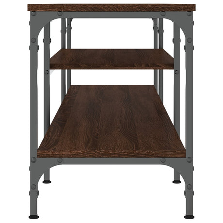 Tv Cabinet 161X35X45 Cm Engineered Wood&Iron
