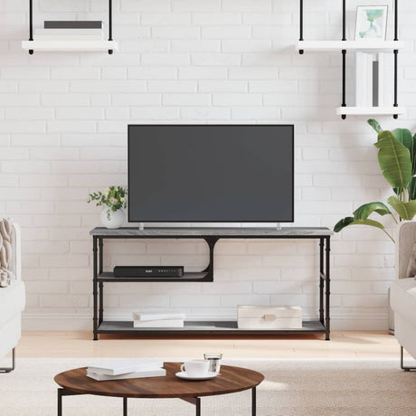 Tv Cabinet 103X38X46.5 Cm Engineered Wood And Steel
