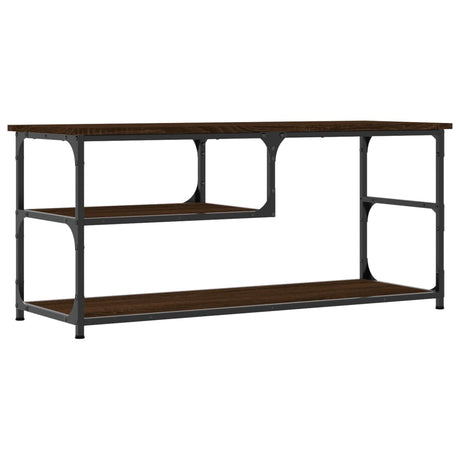 Tv Cabinet 103X38X46.5 Cm Engineered Wood And Steel
