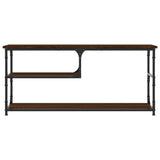 Tv Cabinet 103X38X46.5 Cm Engineered Wood And Steel