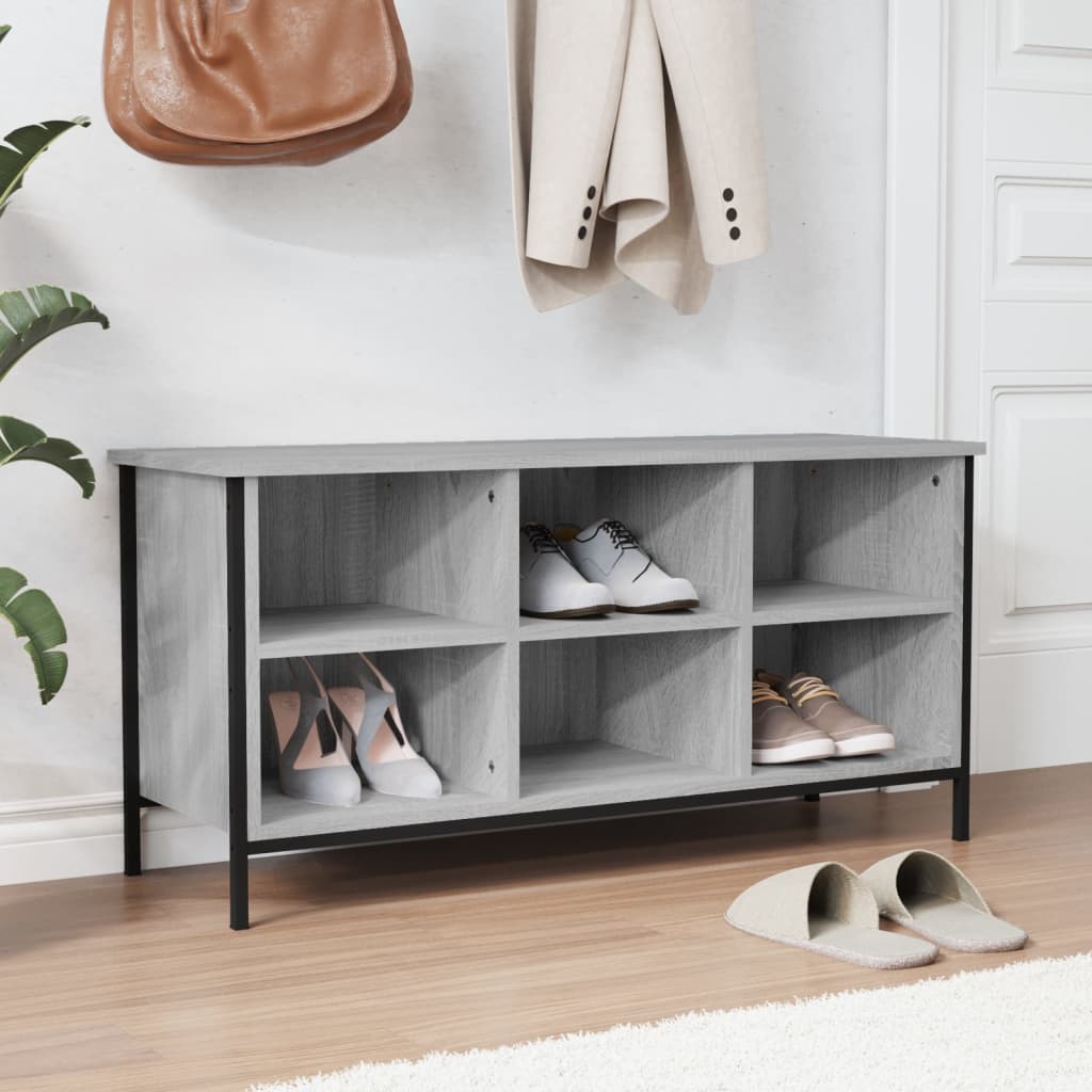 Shoe Cabinet 100X35X Engineered Wood
