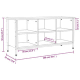 Shoe Cabinet 100X35X Engineered Wood
