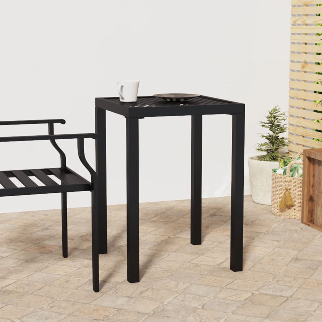 Garden Table Anthracite Steel