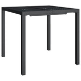 Garden Table Anthracite Steel