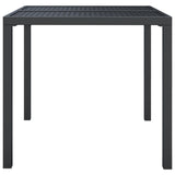 Garden Table Anthracite Steel