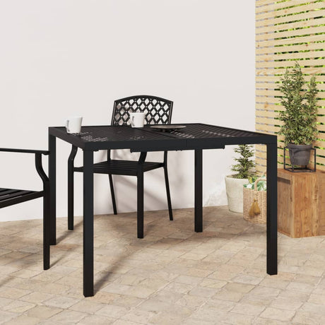 Garden Table Anthracite Steel