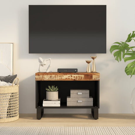 Tv Cabinet 60X33X43.5 Cm Solid Wood Mango