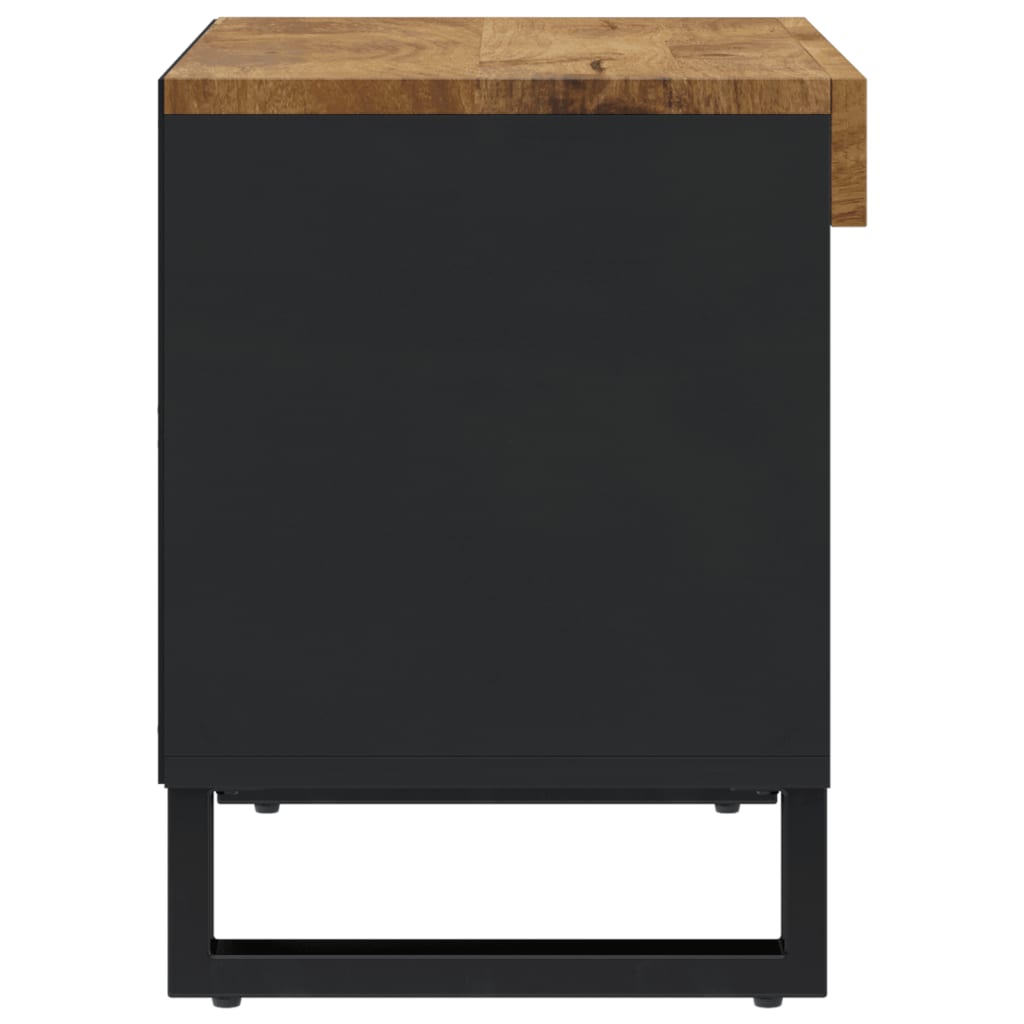 Tv Cabinet 60X33X43.5 Cm Solid Wood Mango
