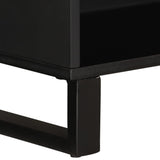 Side Cabinet 60X33X75 Cm Solid Wood Acacia