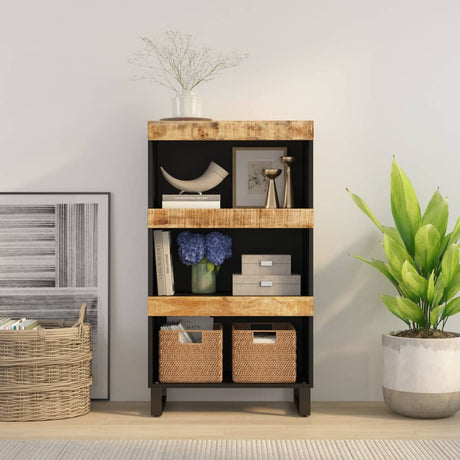 Side Cabinet 60X33X107 Cm Solid Wood Mango