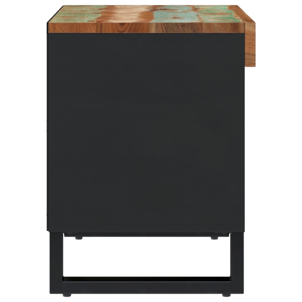Tv Cabinet 85X33X43.5 Cm Solid Wood Reclaimed