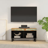 Tv Cabinet 85X33X43.5 Cm Solid Wood Reclaimed