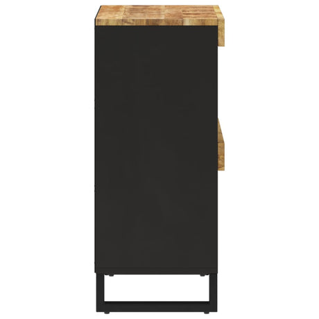 Side Cabinet 85X33X75 Cm Solid Wood Mango