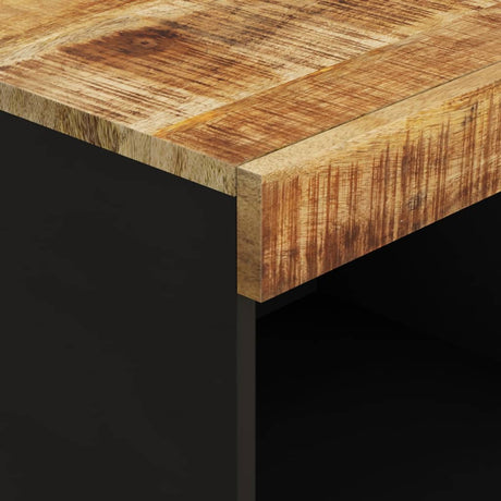 Side Cabinet 85X33X75 Cm Solid Wood Mango
