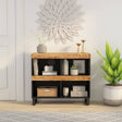 Side Cabinet 85X33X75 Cm Solid Wood Mango