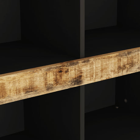 Side Cabinet 85X33X107 Cm Solid Wood Mango