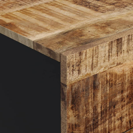 Sideboard With 3 Drawers 40X33.5X75 Cm Solid Wood Mango