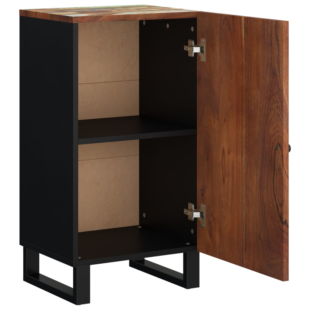 Sideboard With Door 40X31X75 Cm Solid Wood Reclaimed