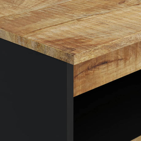 Sideboard With 2 Doors 60X33X75 Cm Solid Wood Mango