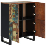 Sideboard with 4 Doors 60x33x75 cm Solid Wood Reclaimed