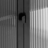 Sideboard Black 70X35X70 Cm Glass And Steel