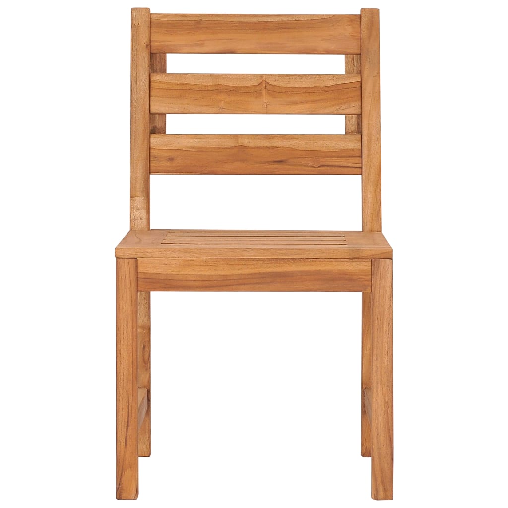 Garden Chairs 6 Pcs Solid Wood Teak