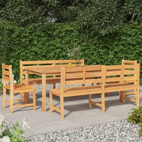 3 Piece Garden Dining Set Solid Wood Teak