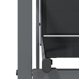 Garden Chairs 2 Pcs Black 55X61.5X90 Cm Textilene And Steel