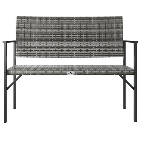 2-Seater Garden Bench Poly Rattan