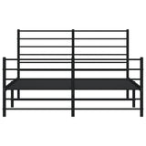 Metal Bed Frame Without Mattress With Footboard 120X190Cm