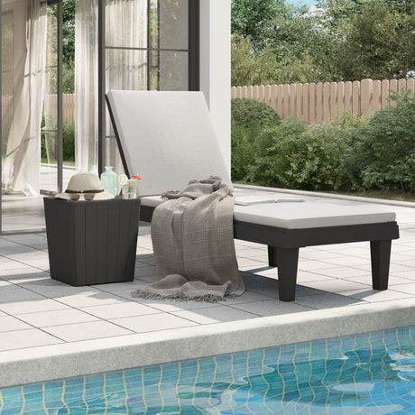 Sun Lounger 155X58X83 Cm Polypropylene