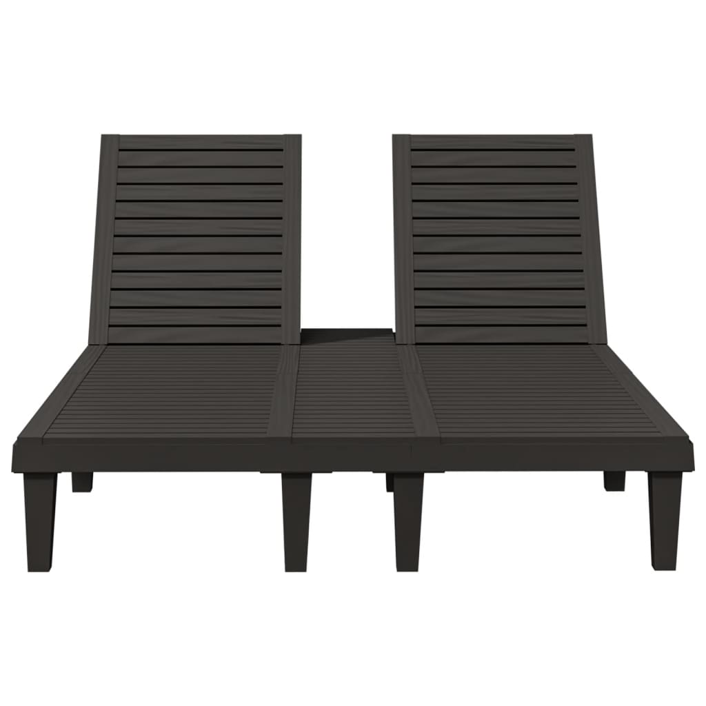 Double Sun Lounger 155X138X83 Cm Polypropylene