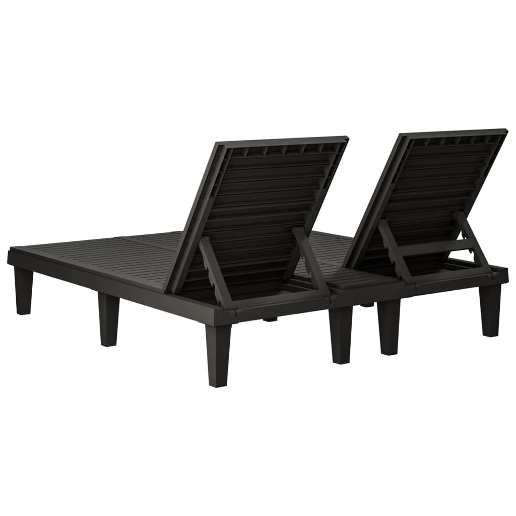 Double Sun Lounger 155X138X83 Cm Polypropylene