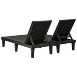 Double Sun Lounger 155X138X83 Cm Polypropylene